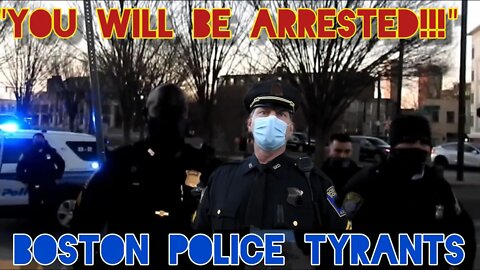 Tyr@nt Gets In My Face. Intim!dation Fail. 2 Uneducated Sergeants Dismissed. Boston Police. B-2 Dept