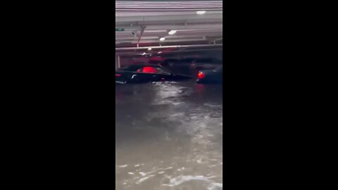 Flooded Garage at the Montenero of Pelican Bay in Naples, FL |Credit Jeffrey Kepka