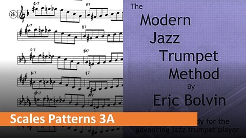 The Modern Jazz Trumpet Method - [Scale Patterns] 3A (Major II-V-I)