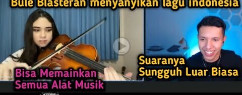 MENYANYI LAGU INDONESIA SUARA BULE INI LUAR BIASA ! OME TV SINGING REACTION