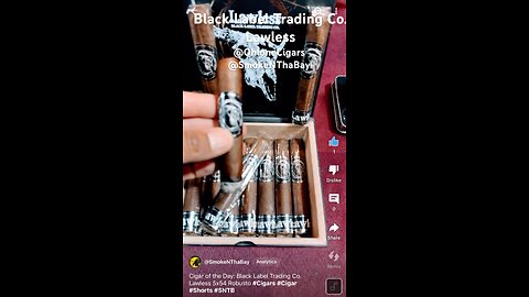 Cigar of the Day: Black Label Trading Co. Lawless 5x54 Robusto #Cigars #Cigar #Shorts #SNTB