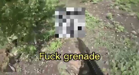 Ukrainian soldier executes a Russian soldier