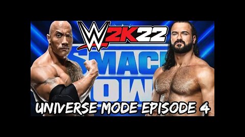 Smackdown Money in the Bank Qualifying Matches; Drew vs The Rock! | WWE 2K22: UNIVERSE MODE - PART 4