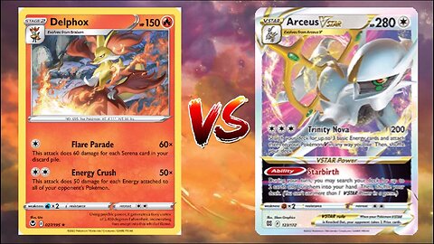 Pokemon TCG Live Delphox Kirlia VS Arceus VSTAR Flying Pikachu VMAX!!