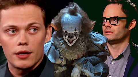 'IT' BILL SKARSGÅRD (FREAKS OUT) BILL HADER In 'IT: Chapter Two'' movie (2019)