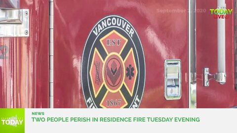 Two people perish in residence fire Tuesday evening