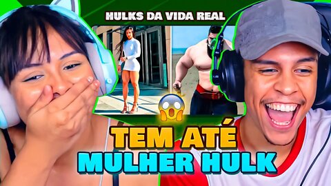 15 HULKS DA VIDA REAL QUE ANDAM PELA TERRA | [React em Casal] 🔥