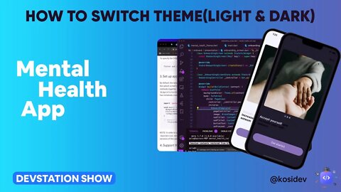 How To Switch Theme(Light & Dark) Flutter #ios #flutter #animation