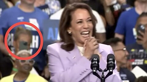 DISTURBING FOOTAGE FROM KAMALA HARRIS “RALLY” ⚠️