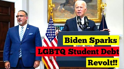 Biden Amplifies LGBTQ Protest for Student Debt Relief.