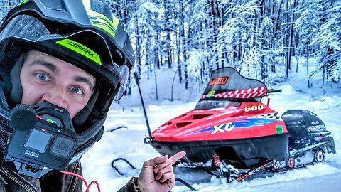 Fixed The Auction Sled! | Polaris Indy 600 XCSP First Ride