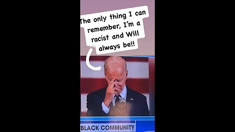 Crooked Joe is a racist for sure