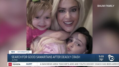 Grieving family searches for good Samaritans after deadly Alpine crash