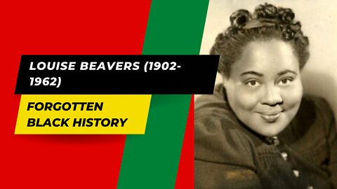 LOUISE BEAVERS (1902-1962)