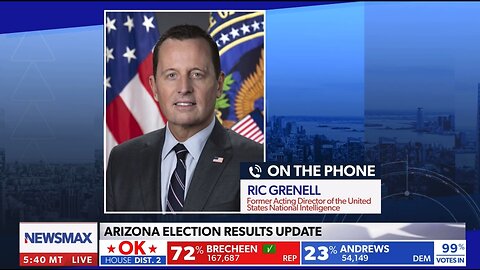 NEWSMAX reports- Ric Grenell ELECTION UPDATE 11 8 2022