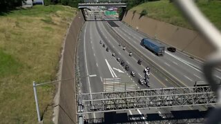 Officer Danny Vasquez procession