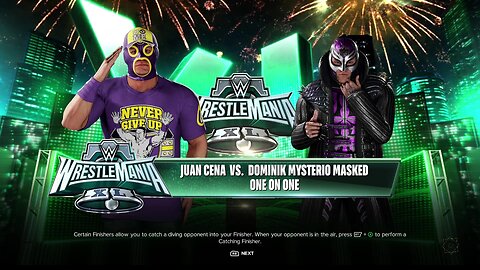 WWE 2k24 Juan Cena vs Dominik Mysterio Masked