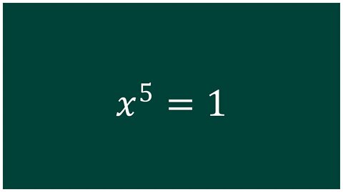 EQUAÇÃO de 5º GRAU (não é só o x = 1)