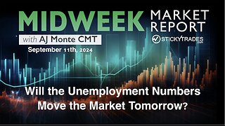 How will the market react to the unemployment numbers? Mid-week Market Report with AJ Monte CMT