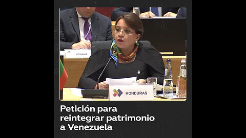 Presidenta de Honduras solicita reintegrar el patrimonio retenido a Venezuela