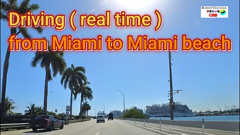 Is It scary to drive in Miami? Driving ( real time ) from Miami to Miami Beach