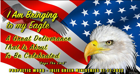 I am bringing a great deliverance to my Eagle that is about to be celebrated.