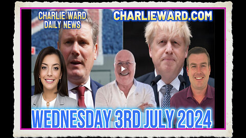 CHARLIE WARD DAILY NEWS WITH PAUL BROOKER DREW DEMI - WEDNESDAY 3RD JULY 2024