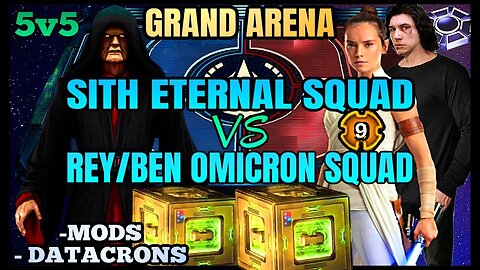 [5v5] REY w/BEN *OMICRON* SQUAD COUNTER in GAC w/SEE SQUAD + WAT - SWGOH For DRX183