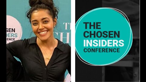 Yasmine Al-Bustami aka Ramah from the Chosen pictures with her at the Chosen Insiders Conference