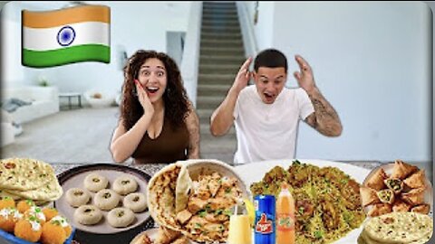 We tried indian food for the first time!!