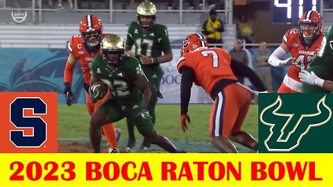 Syracuse vs South Florida Football Game Highlights, 2023 Boca Raton Bowl