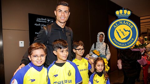 Cristiano Ronaldo arriving in Riyadh, Saudi Arabia 🇸🇦