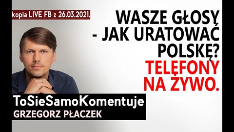 Wolna i dumna Polska - czy to możliwe? Dziś słucham Was. Wolna i dumna Polska - czy to możliwe?