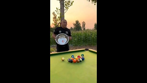 funny video Billiards million views 🤔