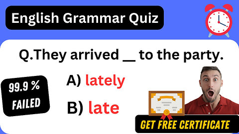 Grammar quiz 20+ Questions | Test Your Knowledge | Can You Score 20/20 ?