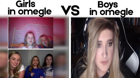 Girls on Omegle vs Boys on Omegle 🤣 funny videos