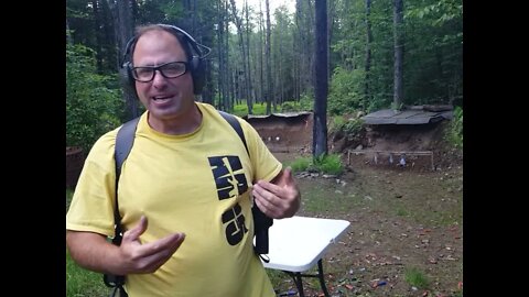 Practicing with a Shoulder Holster at the range