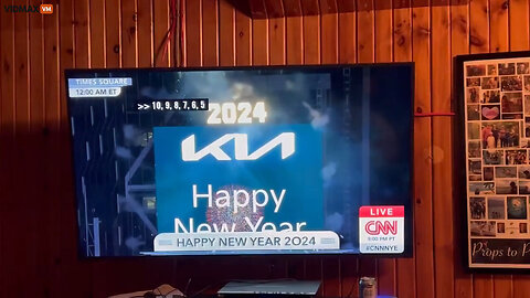 When The New Year's Eve Ball Dropped, What Was The First Thing CNN Showed?