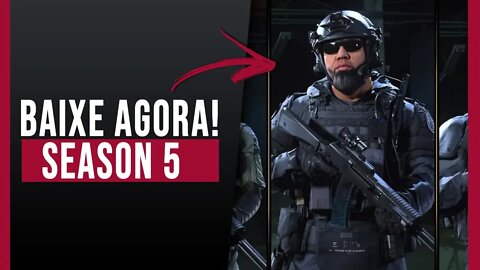 Atualização Disponível Baixe Agora Season 5 | Call of Duty Warzone