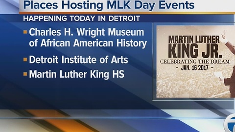 Places around metro Detroit hosting MLK Day events