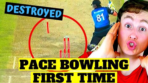 AMERICAN REACTS TO DESTRUCTIVE PACE BOWLING FOR THE FIRST TIME (so satisfying...)