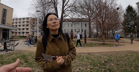 Missouri State University: Ministering to A Young Asian Woman, Security Says My Pole Is A Danger, Preaching the Gospel to Hundreds