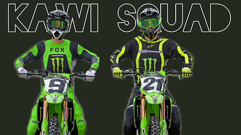 Team Monster Energy Kawasaki preps for the Motocross Championship