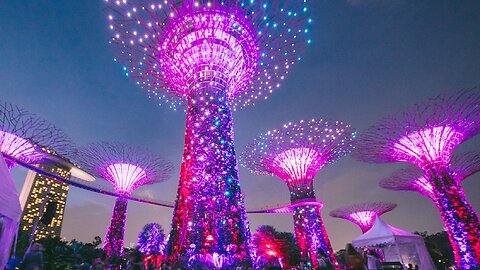 The Gardens by the Bay, Light Show or the Garden Rhapsody, Singapore 🇸🇬 3