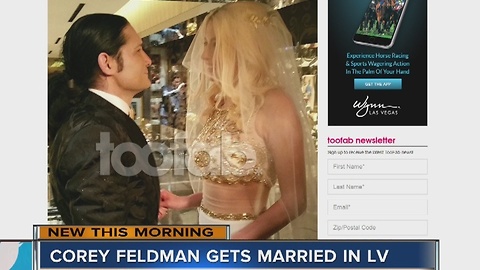 Corey Feldman married in Las Vegas