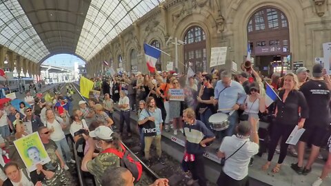 “Bloquons tout” la gare de Nice à nouveau envahie !