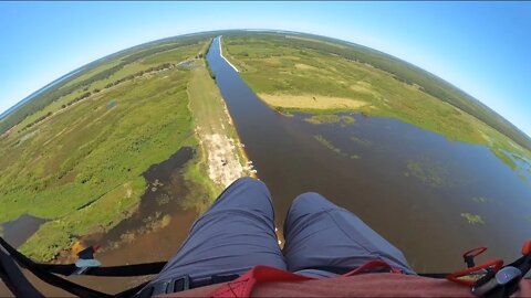 GoPro MAX 360 footage: VR 360 SIV Wing overs and landing - put on your VR goggles