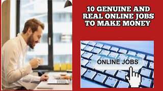 10 genuine real online jobs to earn money