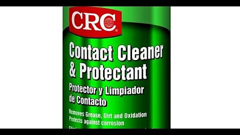 CRC Electrical Contact Cleaner Test - Contact Cleaner Verses Contact Protectant / Cleaner