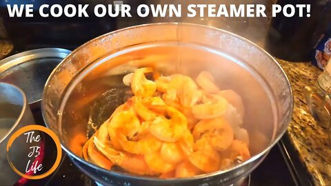 We Cook Our Own Steamer Pot At The OBX!